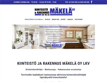 Tablet Screenshot of makelalkv.fi